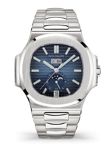 patek philippe nautilus annual calendar 5726|Patek Philippe Nautilus moonphase.